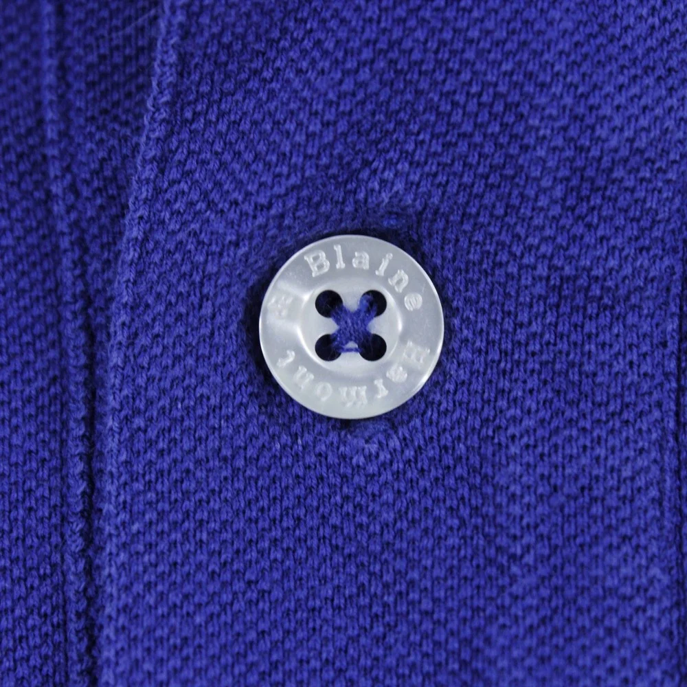 Harmont & Blaine Men's Purple Pique Cotton Polo Shirt Size XXL Regular Fit